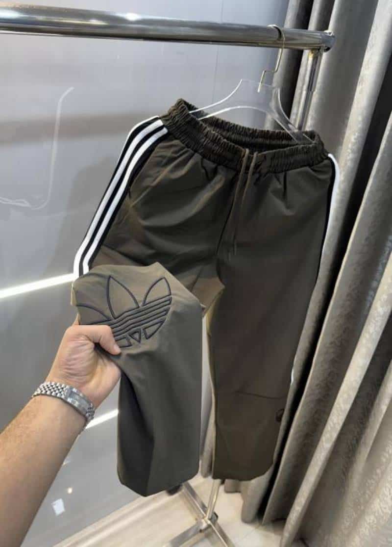 Adida s Olive Embroidery Logo Premium Trackpant Main image