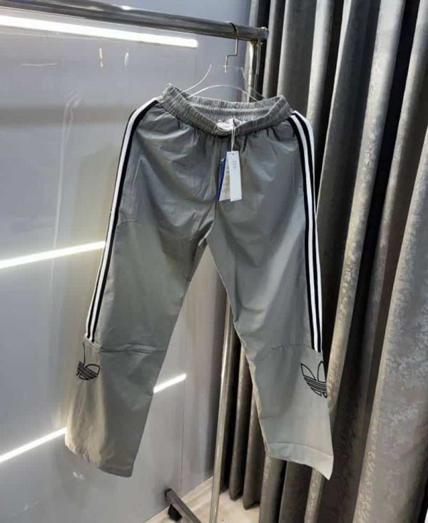Adida s Light Grey Embroidery Logo Premium Trackpant