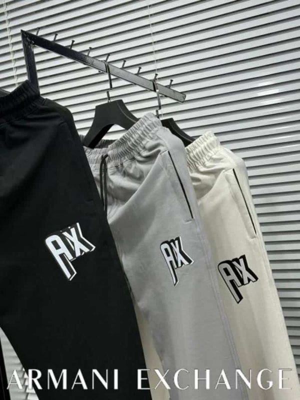 Arman i Exchange Black Logo Patch Imported Trackpant With Carry Bag