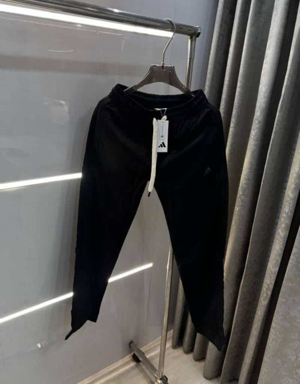 Adida s Black Classic Embroidery Logo Premium Trackpant