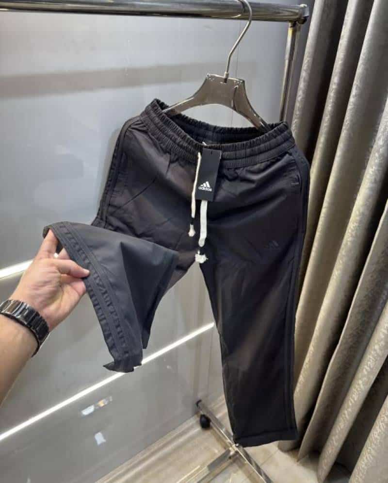 Adida s Dark Grey Classic Embroidery Logo Premium Trackpant Main image