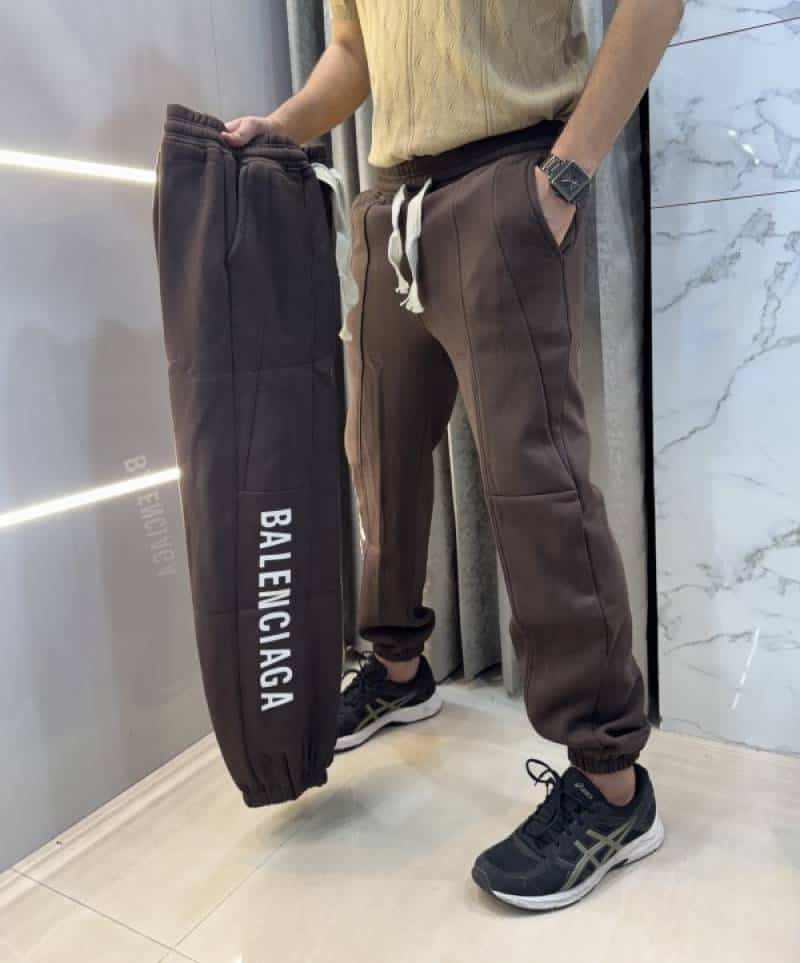 BaLeNcIaga Brown Logo Print Premium Jogger Sweatpant Main image
