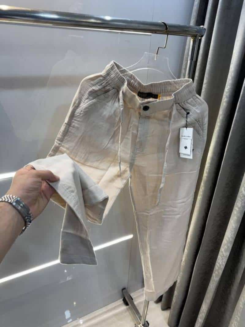 Ralph Lauren Cream Premium Linen TrackPant