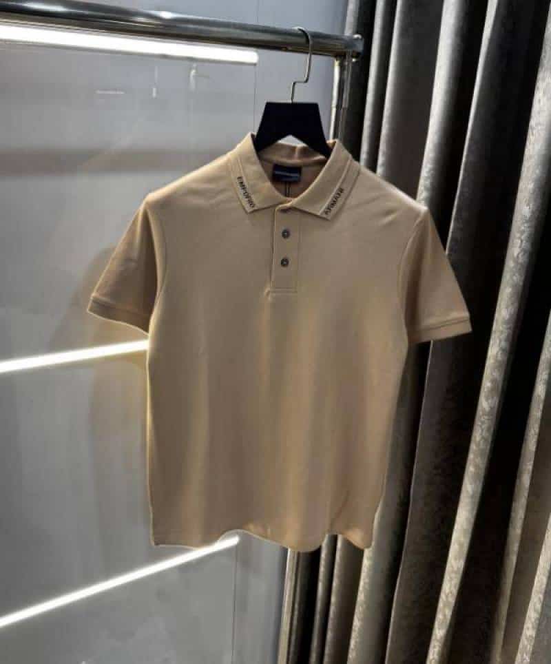 Emporio Arman i Beige Classic Imported Polo T-Shirt