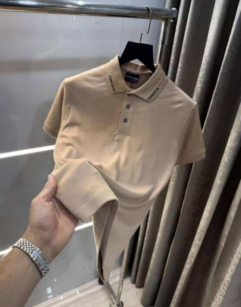 Emporio Arman i Beige Classic Imported Polo T-Shirt