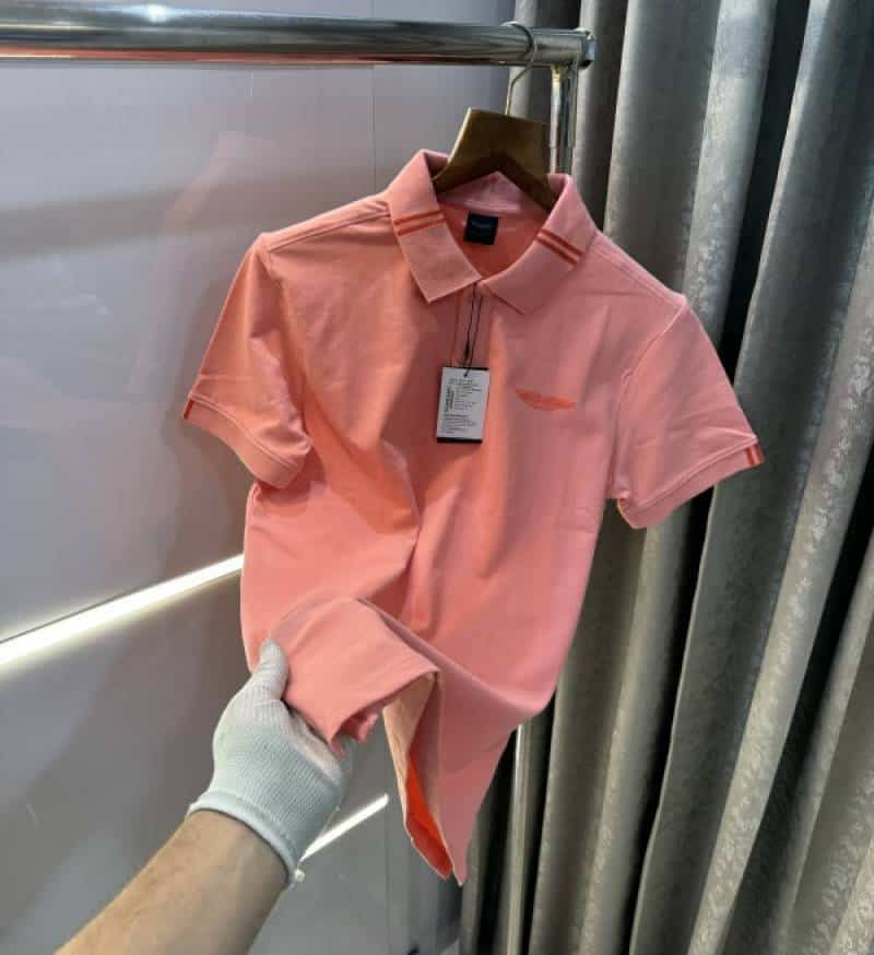 Hacket  Aston Martin Peach Premium Polo T-Shirt Secondary image