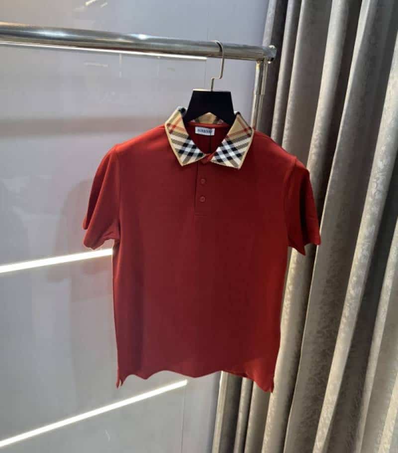 Burberr y Rust Collar Look Premium Polo T-Shirt Secondary image