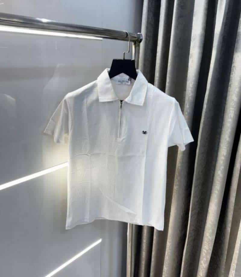 Valentin o white MonogR...4M Imported Luxury Polo T-Shirt Secondary image