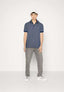 Lacost e Navy Blue Embroidery Logo Premium Polo T-Shirt