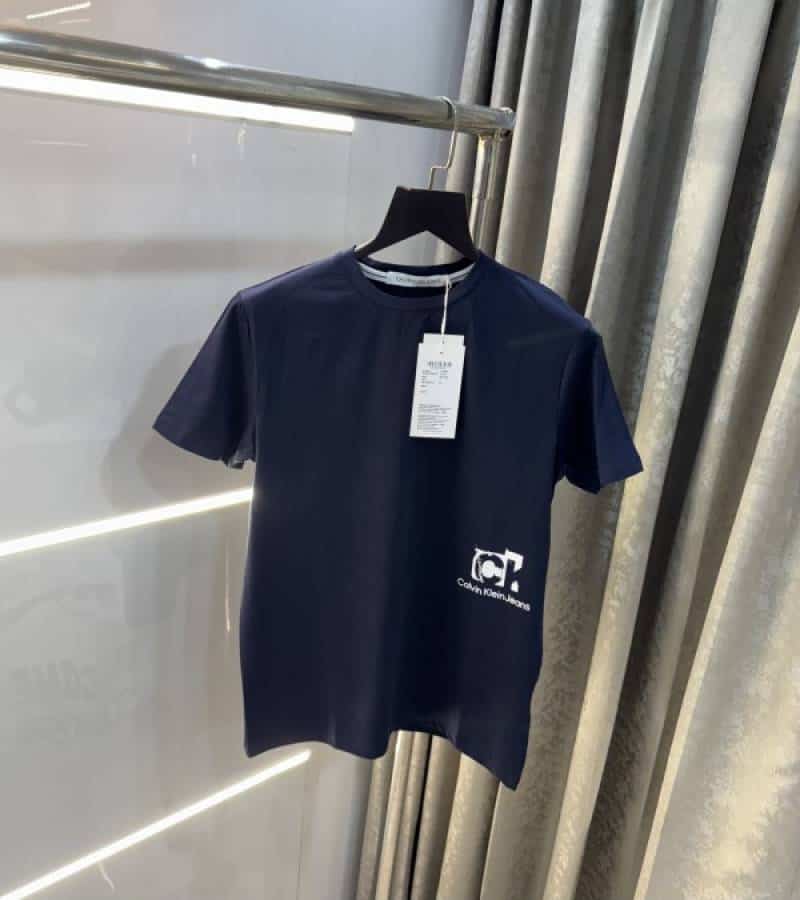 Calvin Klei n Navy Blue Back Print Premium T-Shirt Main image