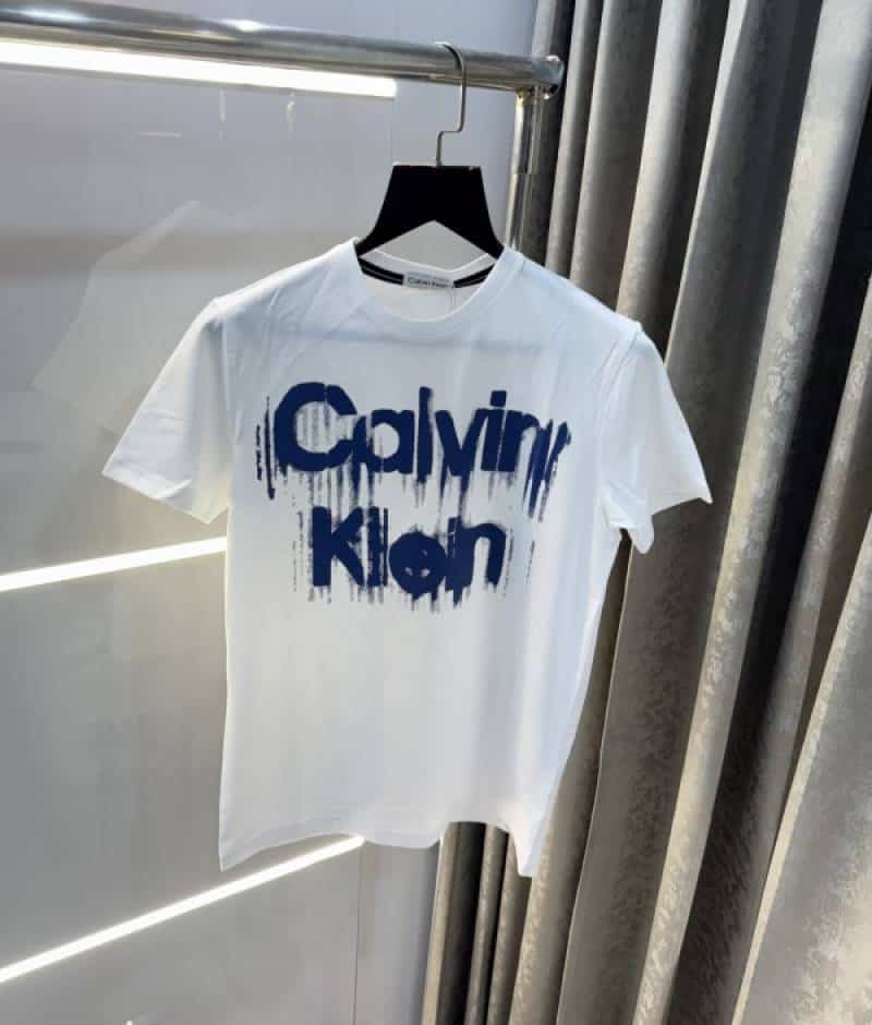 Calvin  Klein White Logo Print Premium T-Shirt Main image