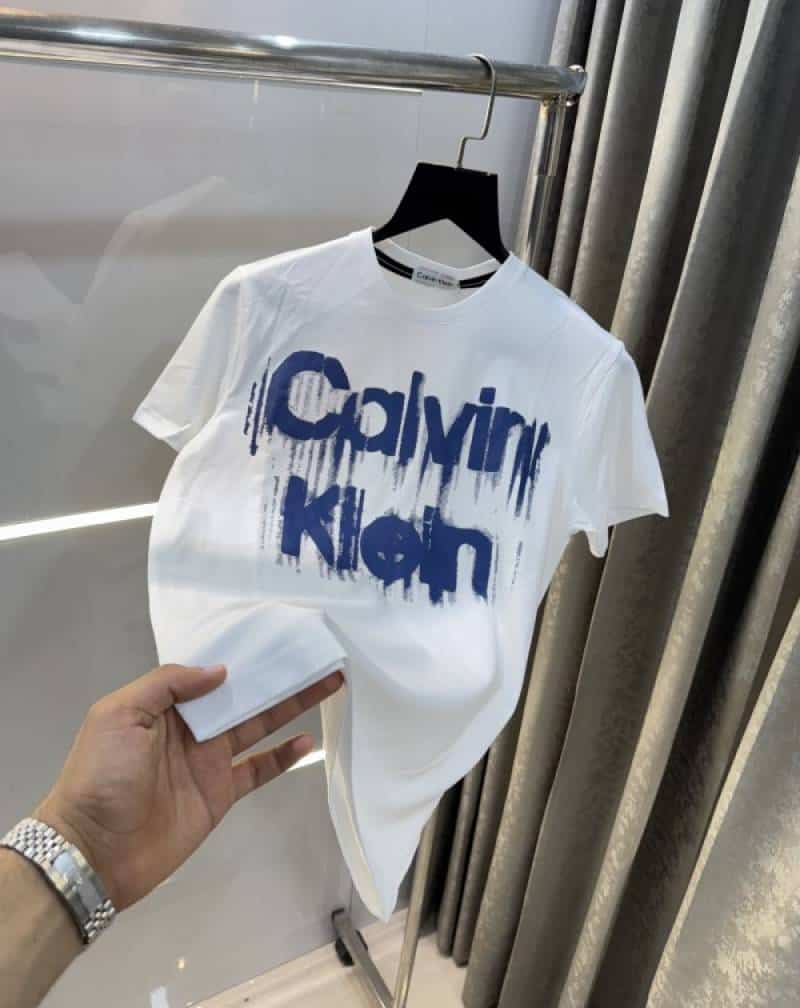 Calvin  Klein White Logo Print Premium T-Shirt Secondary image