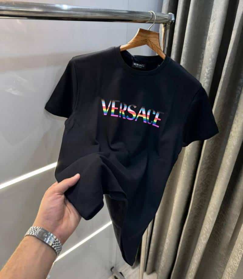 Versace Couture Black Logo Work Premium T-Shirt Secondary image