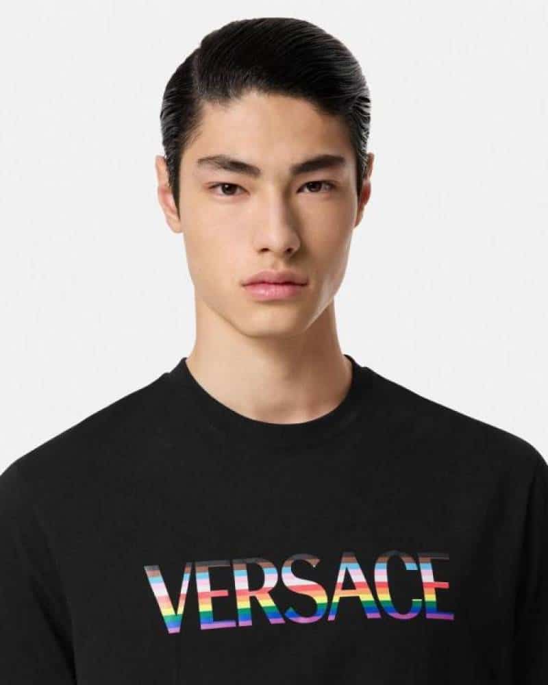 Versace Couture Black Logo Work Premium T-Shirt Main image