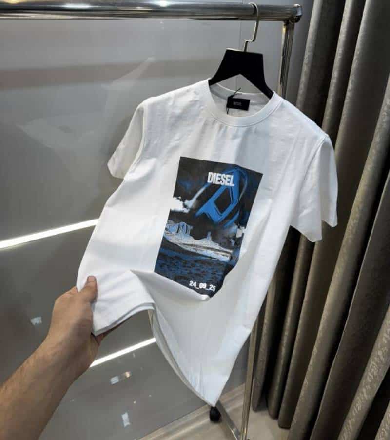 Diese l White Logo Work Premium Classic T-Shirt Main image