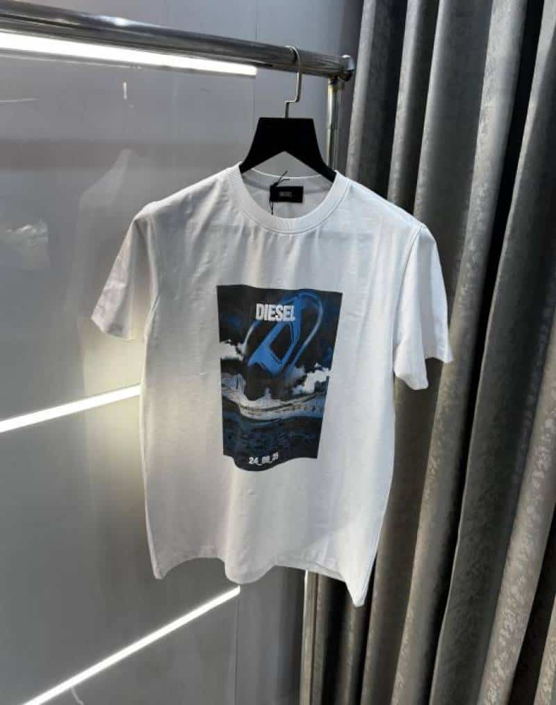 Diese l White Logo Work Premium Classic T-Shirt Secondary image