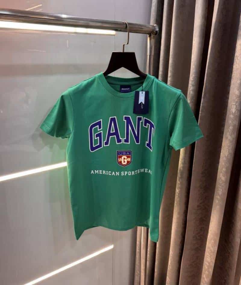 Gant Green Logo Print Premium Classic T-Shirt Main image