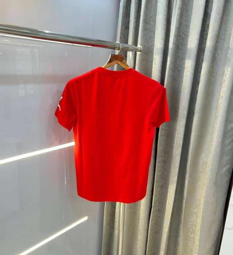 Nik e Jordan sneaker print red printed premium t-shirt