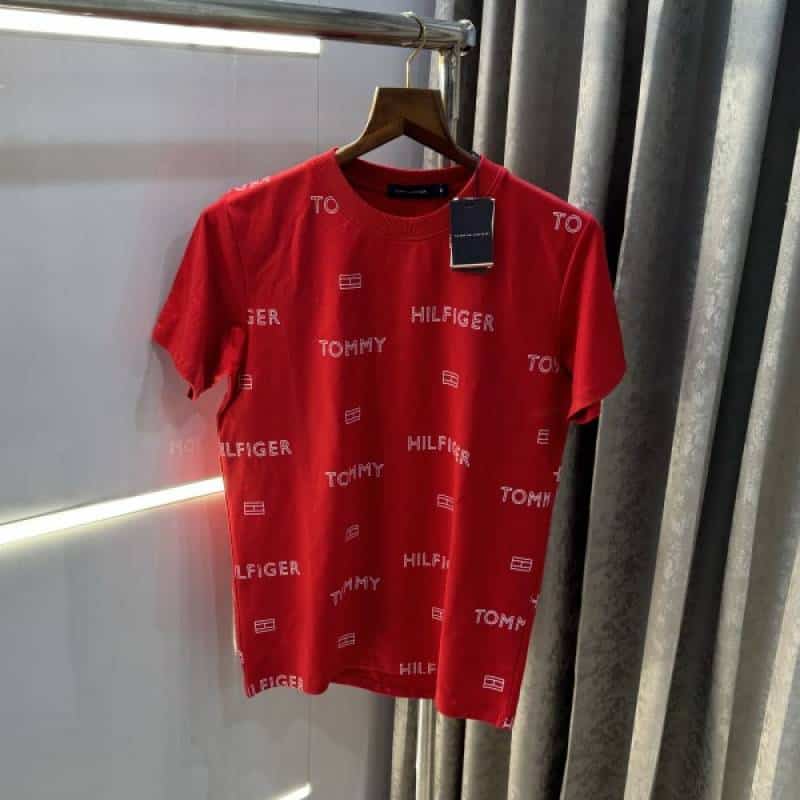 Tommy Hilfiger Red All Over Print Premium T-shirt Main image