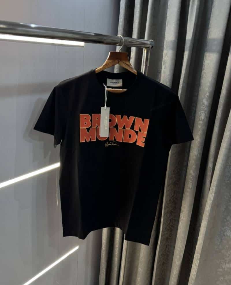 Essential Black Brown Munde Imported T-Shirt
