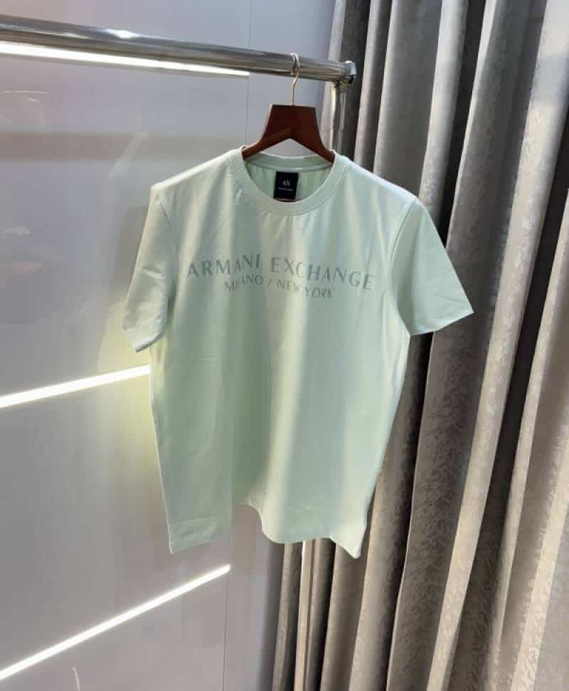 Arman i Exchange Aqua Green Logo Print Premium T-Shirt Main image