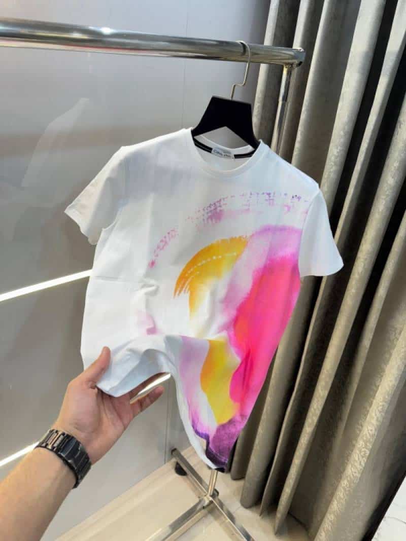 Calvin Klei n White Splash Print Premium T-Shirt Main image