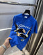 Bluorang Blue Eagle EmBOSsed Print Imported Oversized T-Shirt