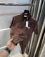 Lacost e Brown Shoulder Logo Premium Polo T-Shirt
