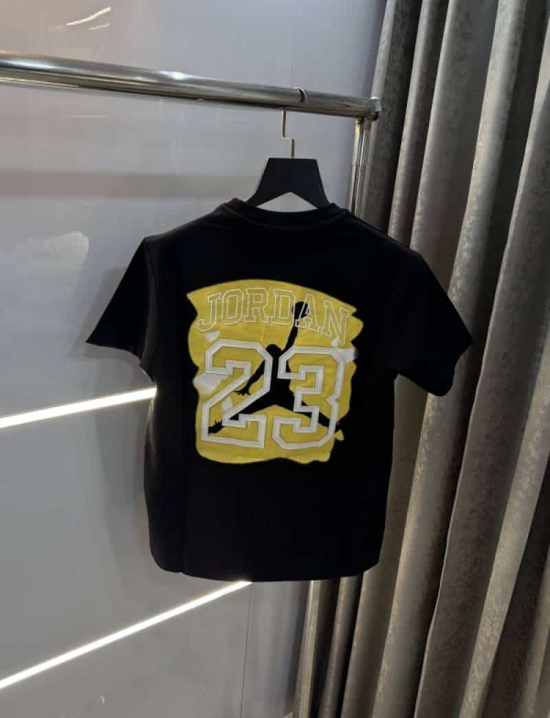 Air Jordan Black Back Embroidery Imported T-Shirt Main image