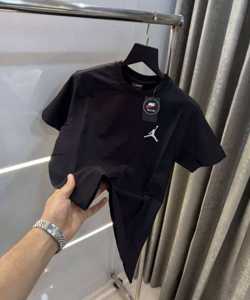 Air Jordan Black Back Embroidery Imported T-Shirt