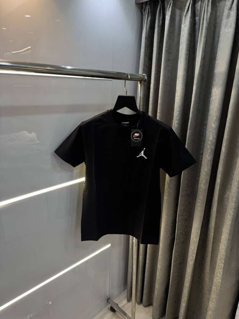 Air Jordan Black Back Embroidery Imported T-Shirt