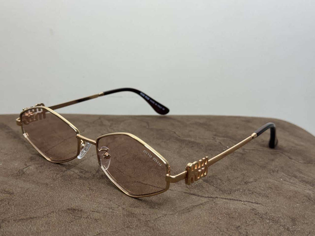 Miu Miu Designer Gold Peach LuXury Shade 478