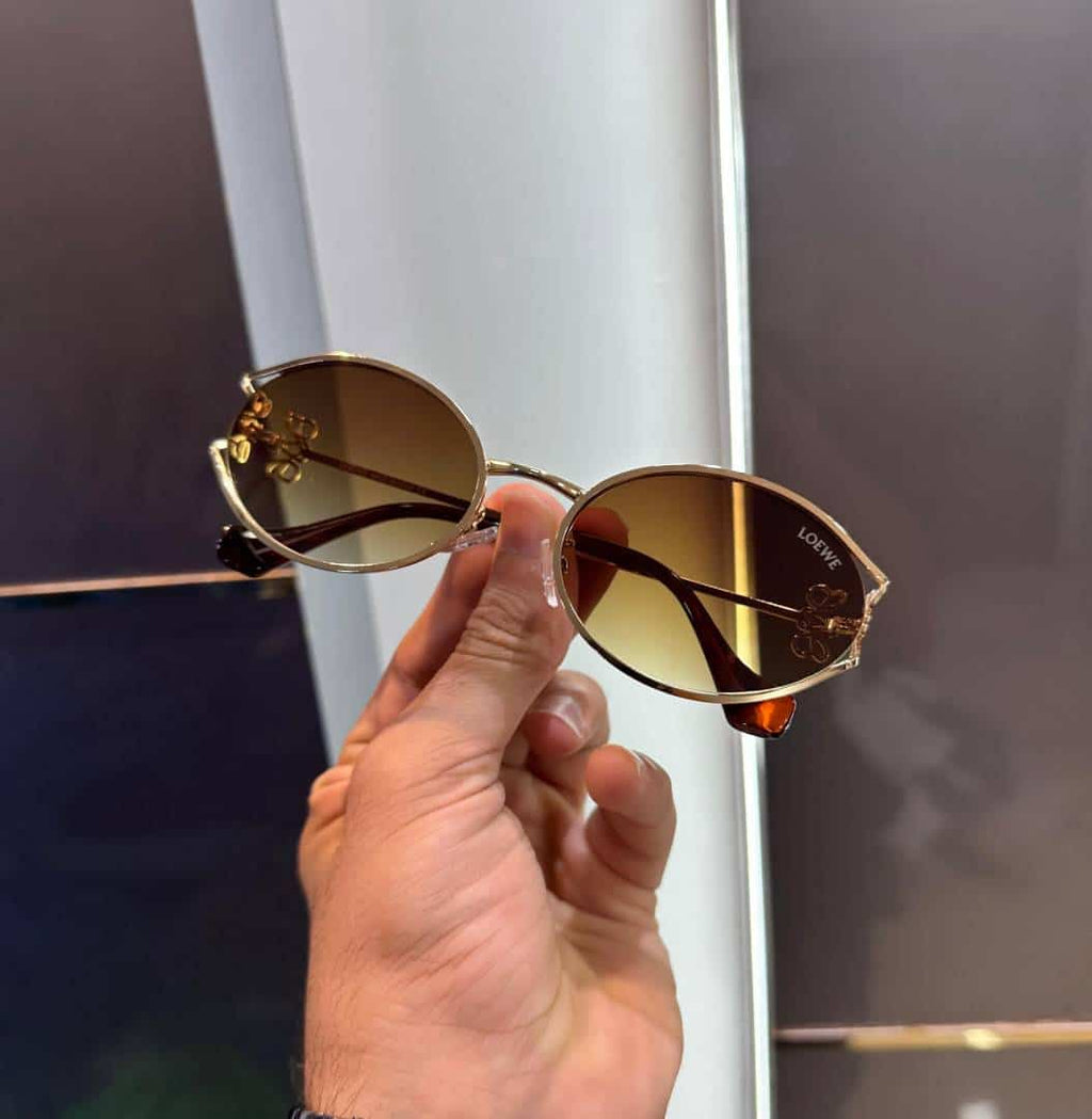 Loew e  Designer Gold-Brown Luxury Shades 5897