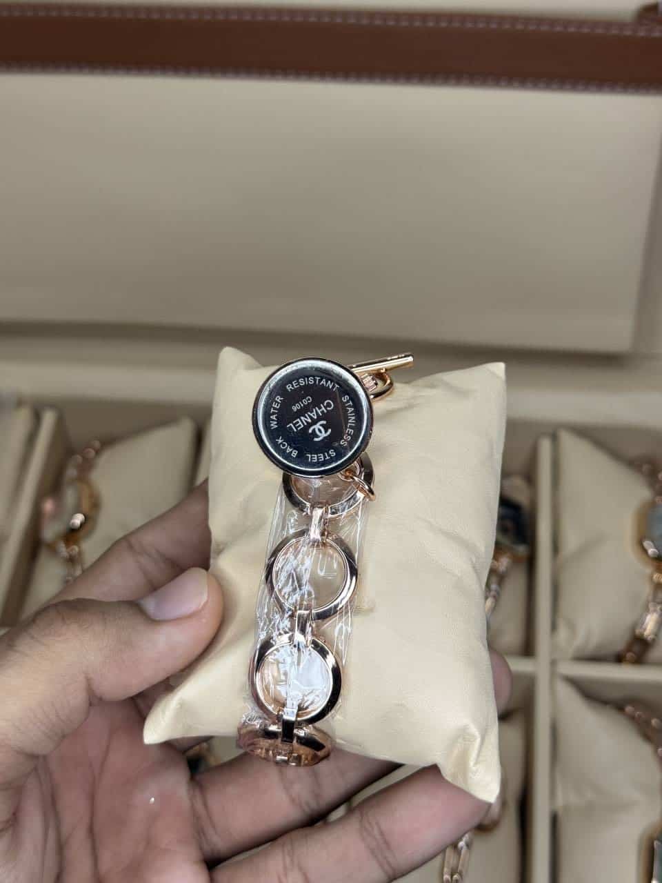 Chane L Bracelet Designer Copper White Premium Watch