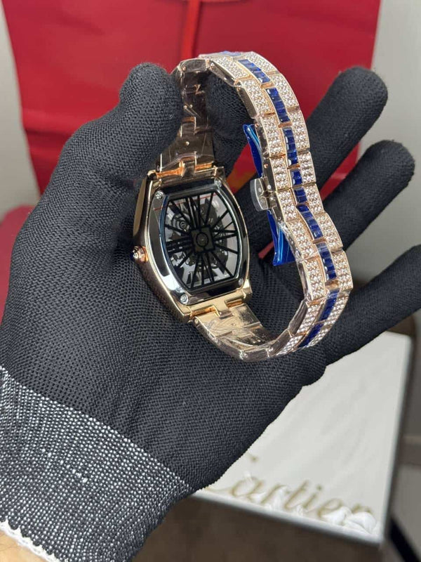 Cartie r Santos Diamond Copper Blue Limited Edition Watch