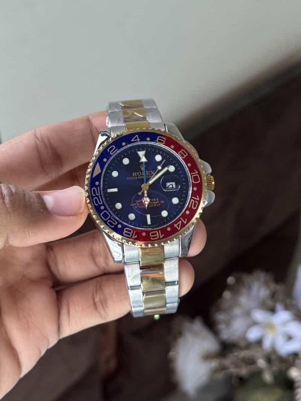 Role X GMT Master ll RB Blue Dial