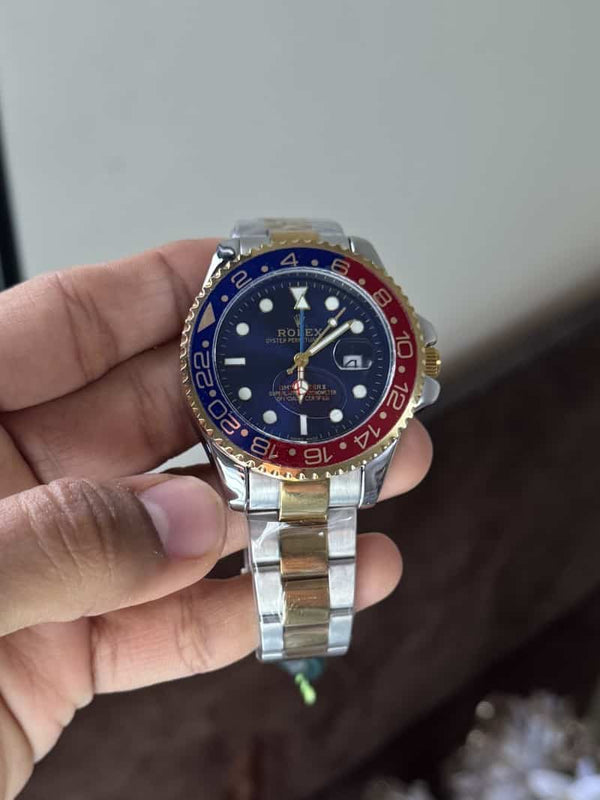 Role X GMT Master ll RB Blue Dial