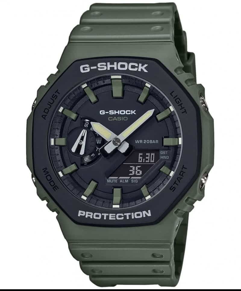 G - Shock Green with Black Dial Premium Watch