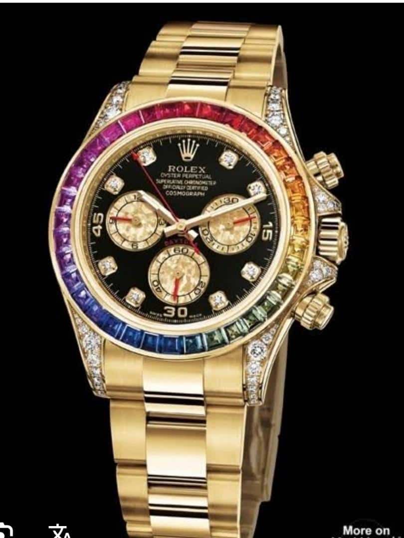 ROLLEX RAINBOW 2025 full Gold