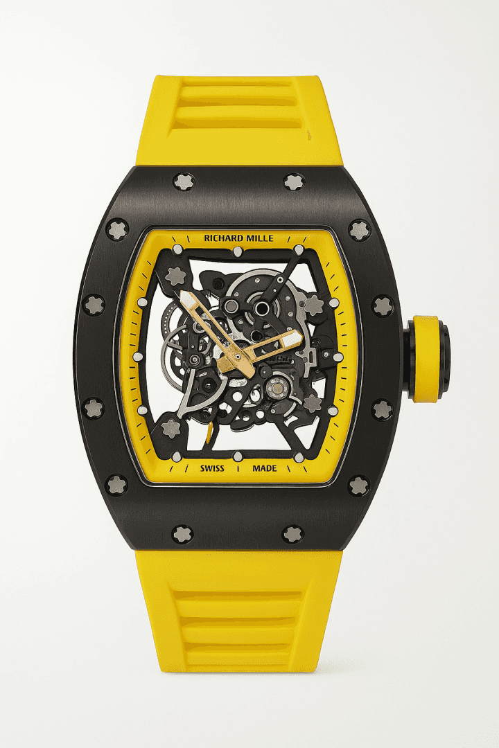 RICHARD MILLE BUBBA STORE ARTICLE OPEN Yellow with black