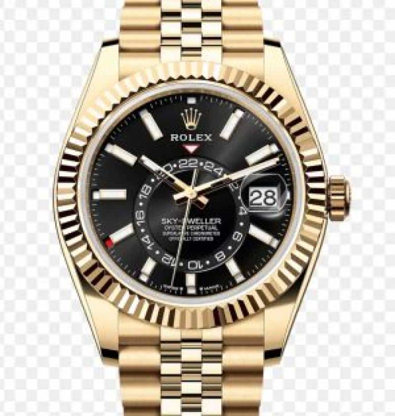 ROLE.X SKY DWELLER STORE ARTICLE Gull gold black dial