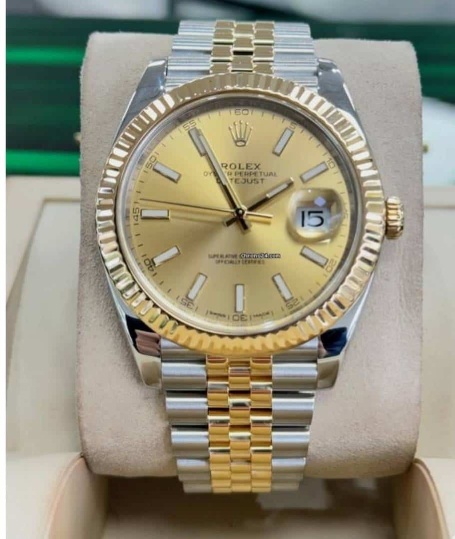 ROLE.X OYSTER PERPETUAL two tone champion gold with yellow dial LIMITED edition Main image