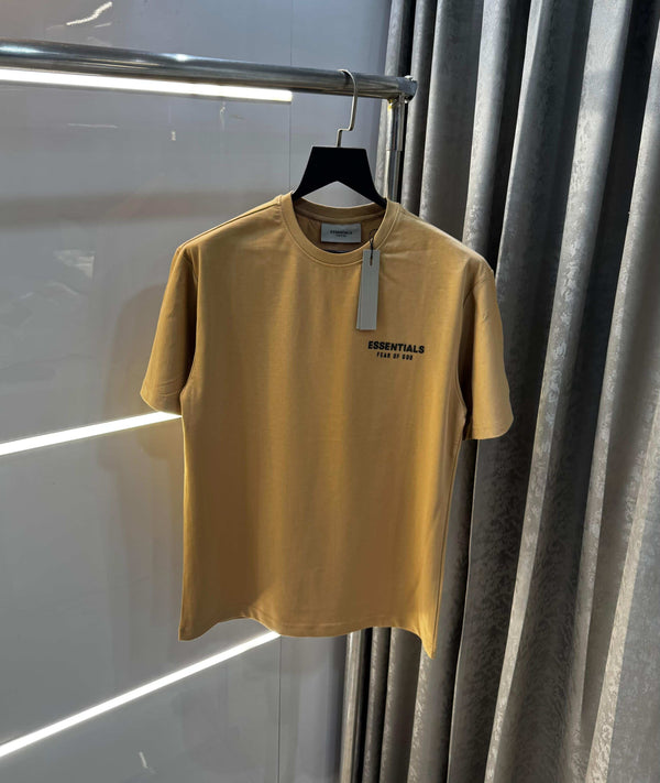Essential Beige Back Print Imported Oversized T-Shirt