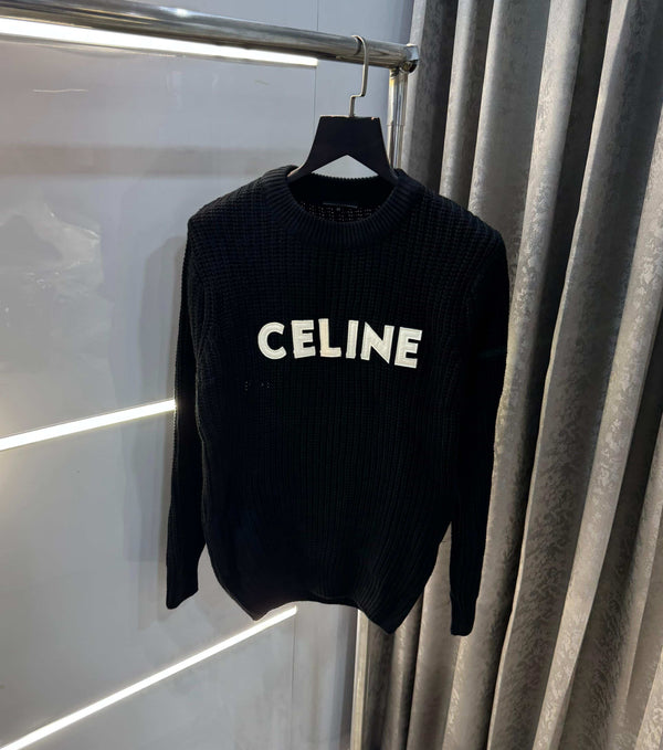 Celin e Black Knitted Premium Pull Over