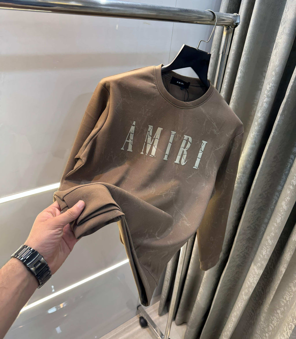 Amir i Brown Printed Imported Premium Sweatshirt