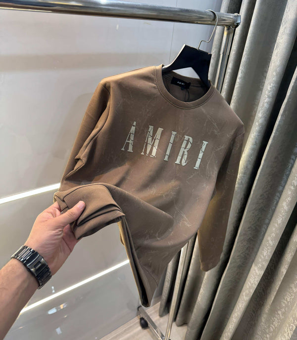 Amir i Brown Printed Imported Premium Sweatshirt