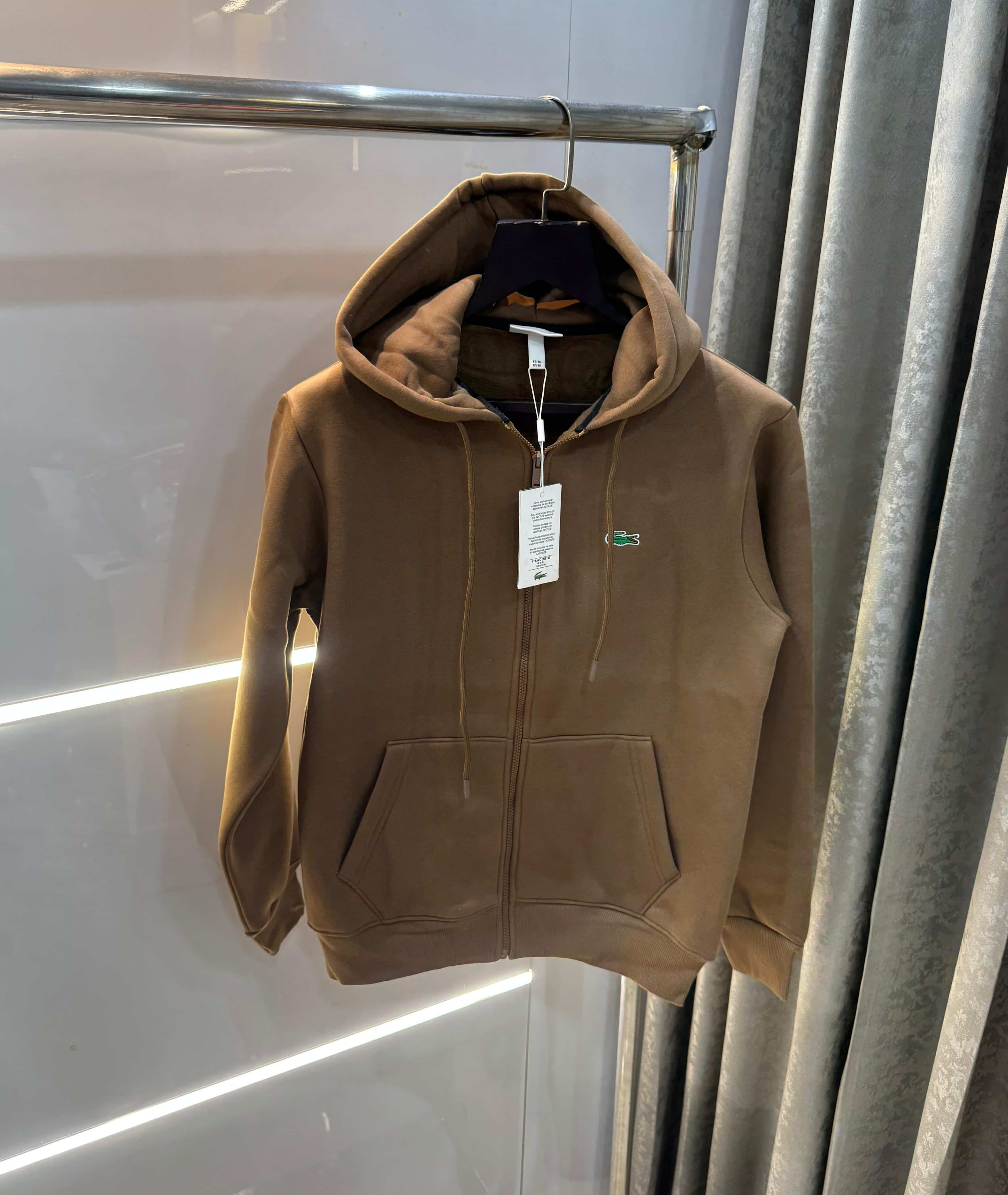 Lacost e Beige Premium Zipper Jacket Secondary image