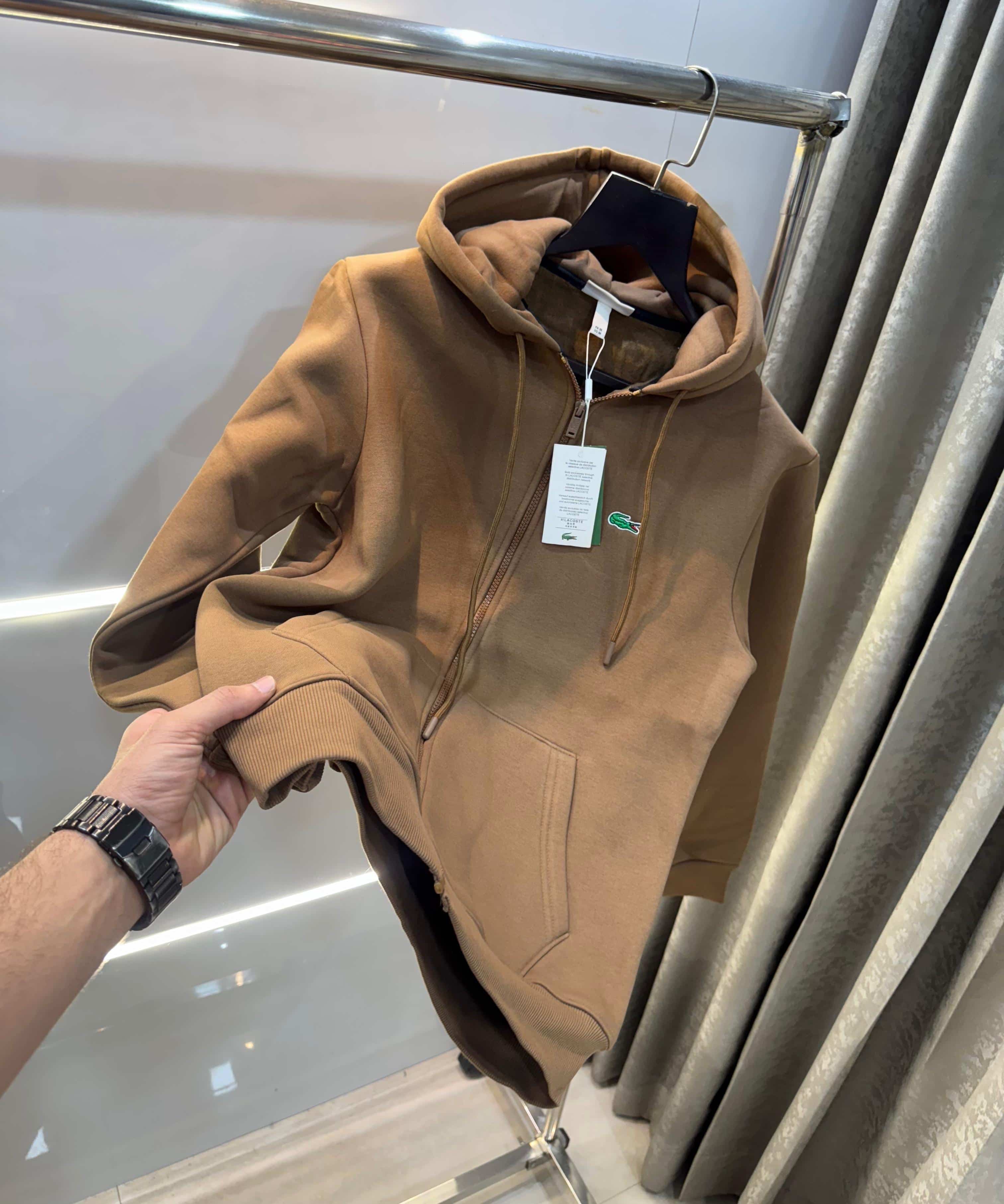 Lacost e Beige Premium Zipper Jacket Main image