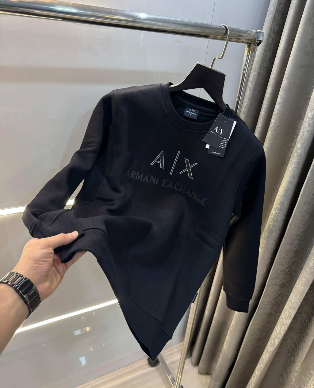 Arman i EXchange Black Logo Work Premium Sweatshirt