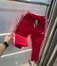 Adida s Red Embroidery Logo Premium TrackPant